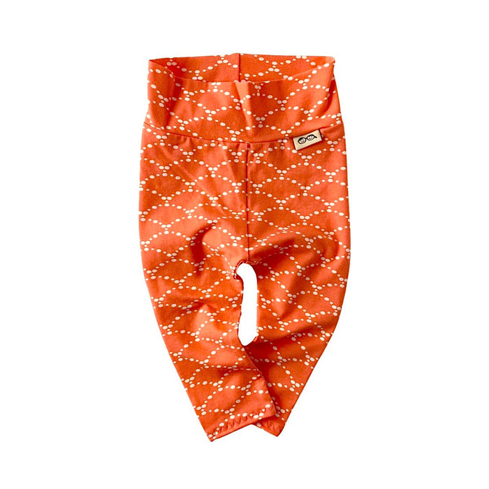 Ripples Coral Leggings and/or Beanie Knot Hat
