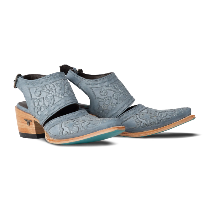 Robin Slingback Mule - Washed Denim