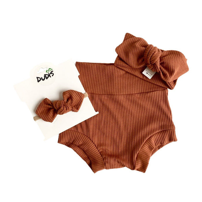 Rust Rib Bummies and/or Headbands