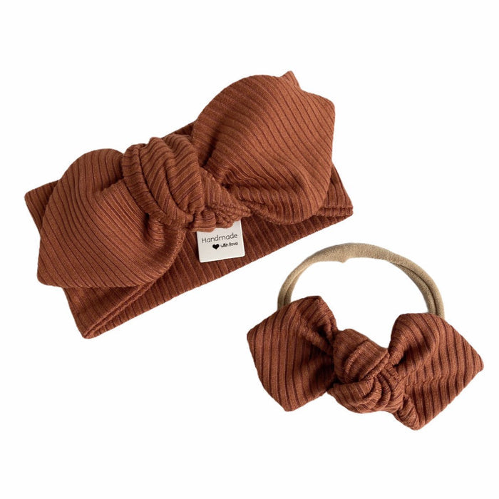 Rust Rib Leggings and/or Headbands