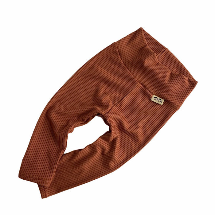 Rust Rib Leggings and/or Headbands