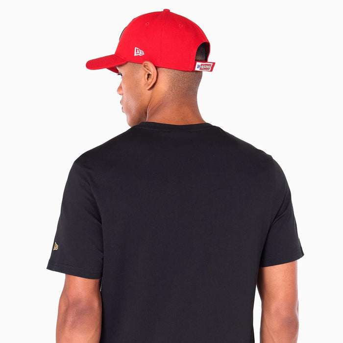 The Male model is wearing San Francisco 49ers NFL Black T-Shirt 6