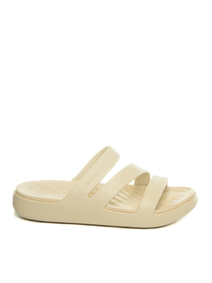 CROCS sandalo getaway bianco 209587 GETAWAY STRA-STU 160