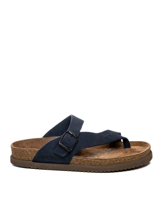 MEPHISTO Sandalo niels camoscio blu NIELS SANDVEL-62813