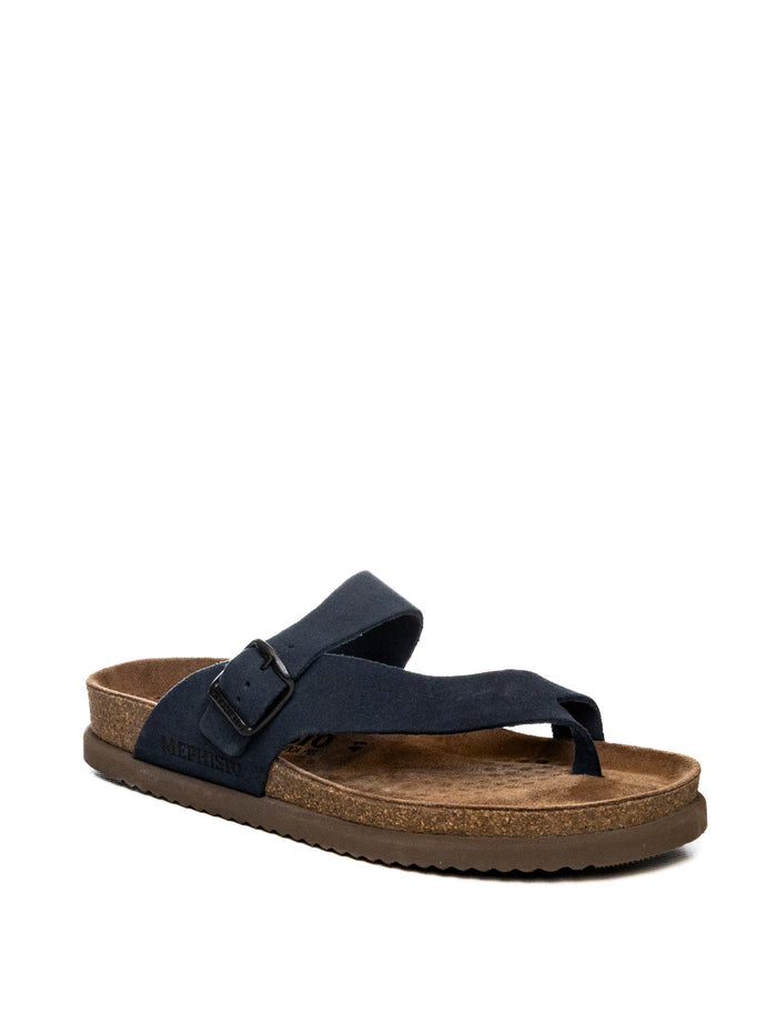MEPHISTO Sandalo niels camoscio blu NIELS SANDVEL-62813
