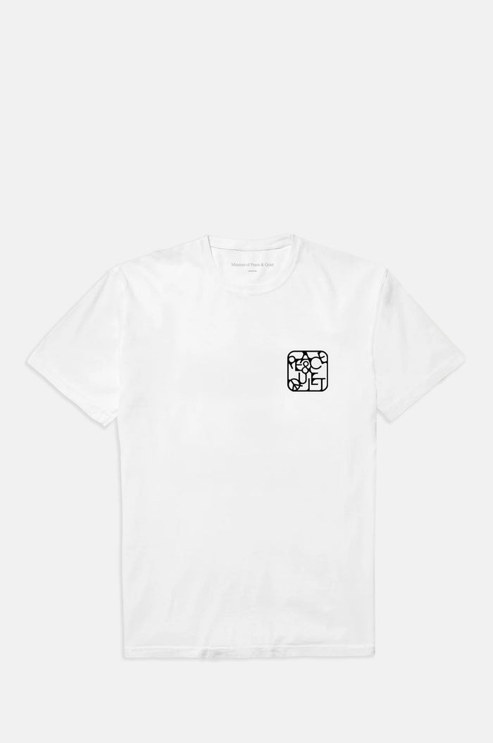 Museum of Peace and Quiet Scramble Tshirt White.