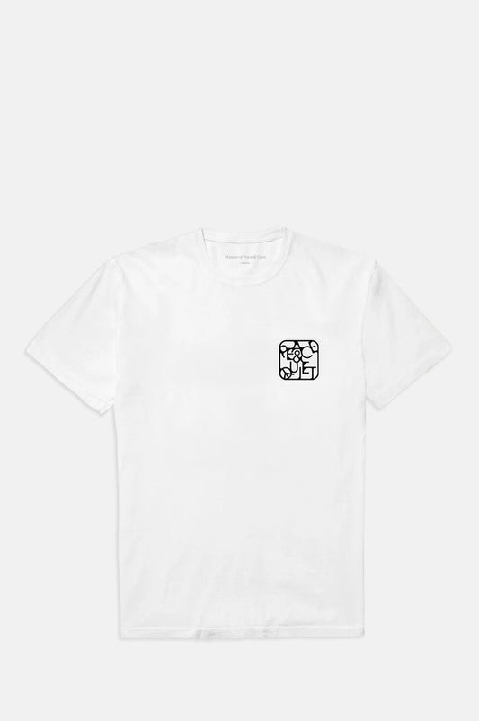 Museum of Peace and Quiet Scramble Tshirt White.