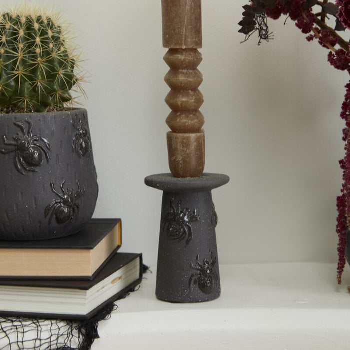 Scuttling Spider Taper Candle Holder