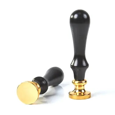 Black Wood Handle For Wax Stamp