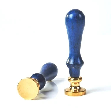Distressed Blue Handle For Wax Stamp