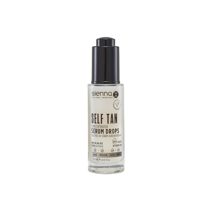 SIENNA X Concentrated Serum Drops - savaiminio įdegio serumas
