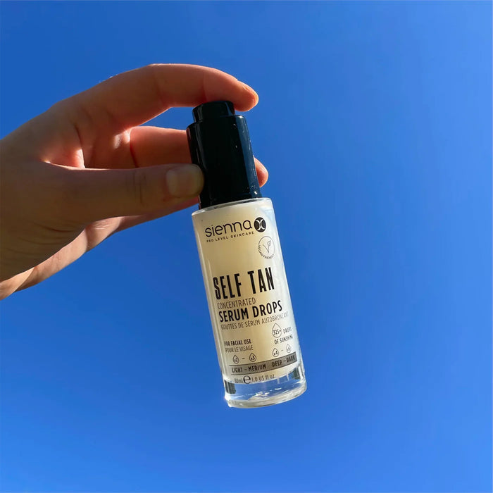 SIENNA X Concentrated Serum Drops - savaiminio įdegio serumas