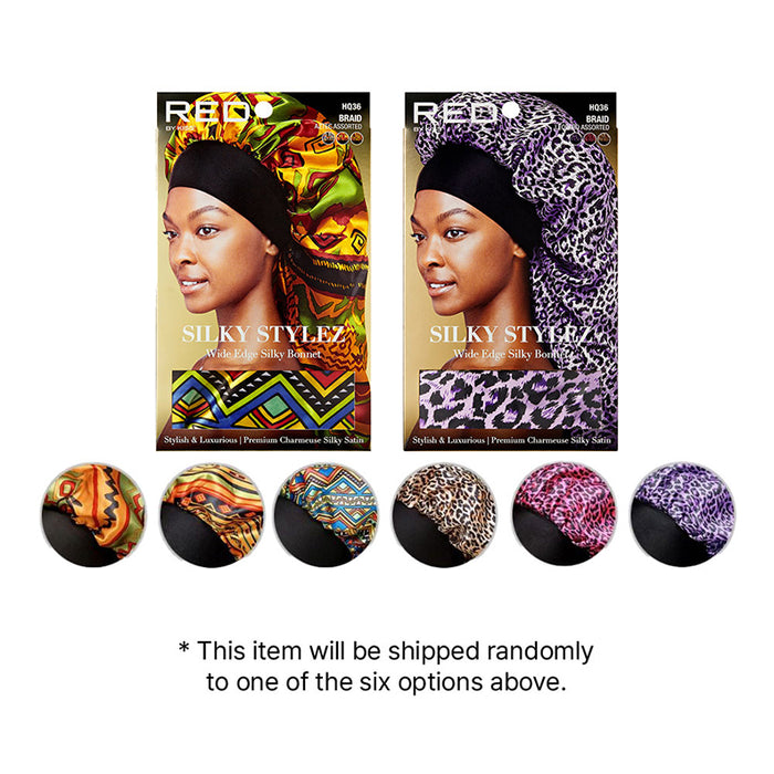 Silky Stylez Wide Edge Silky Bonnet Braid [Super Jumbo] [Assorted Leopard] #HQ36