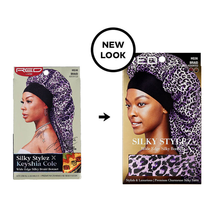 Silky Stylez Wide Edge Silky Bonnet Braid [Super Jumbo] [Assorted Leopard] #HQ36