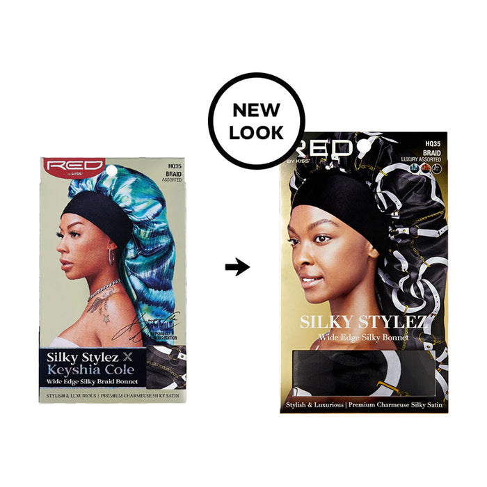 Silky Stylez Wide Edge Silky Bonnet Braid [Super Jumbo] [Assorted Luxury] #HQ35