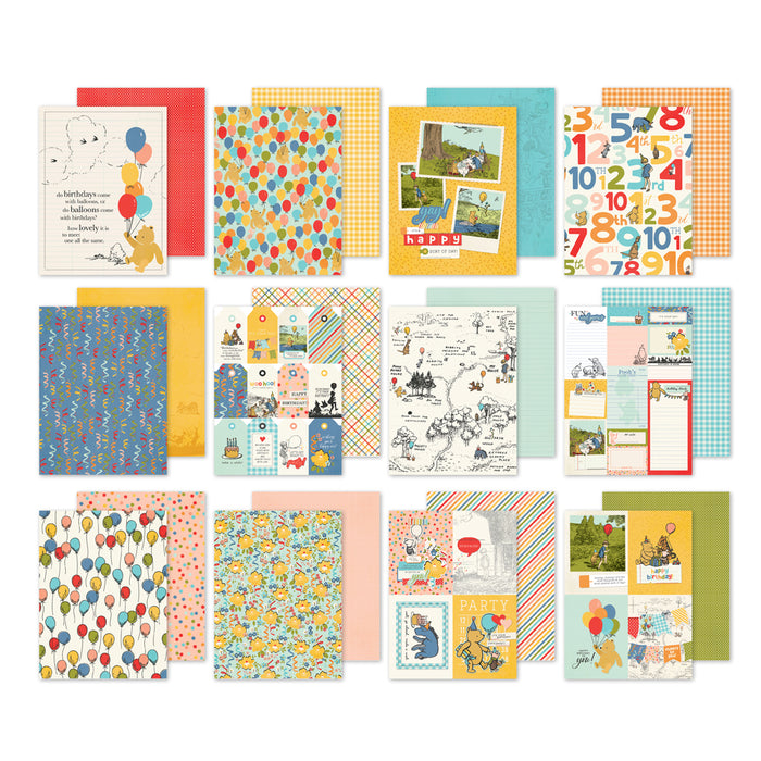 Simple Stories | Classic Pooh Birthday - 6x8 Paper Pad