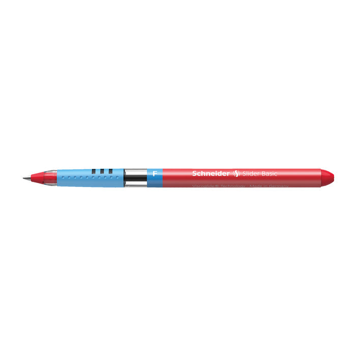 Slider BASIC Ballpoint Pens F, Box of 10#ink-color_red