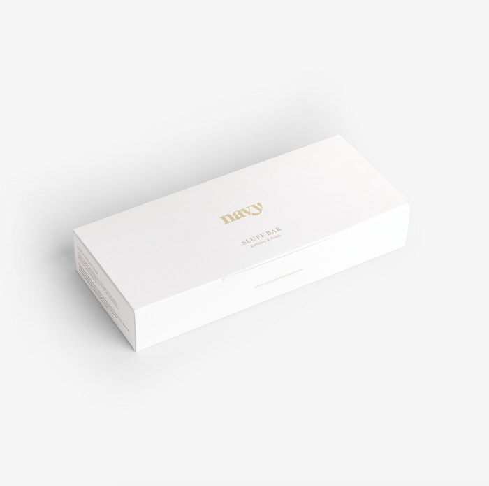 White box that holds the sluff bar