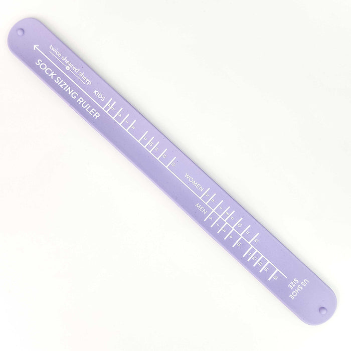 Sock Sizing Ruler - Sock Knitting Bracelet Ruler