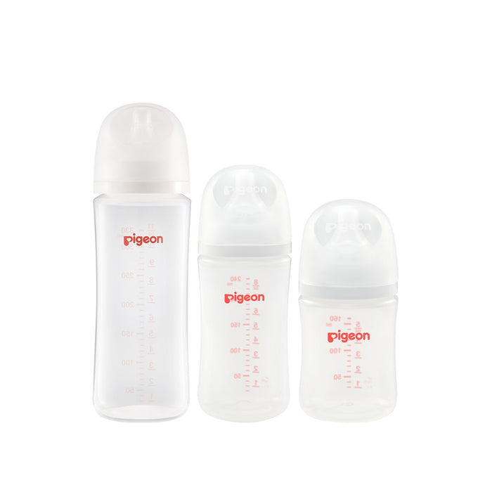 PIGEON SofTouch Wide-Neck PP Nursing Bottle (160ml/240ml/330ml) | Isetan KL Online Store