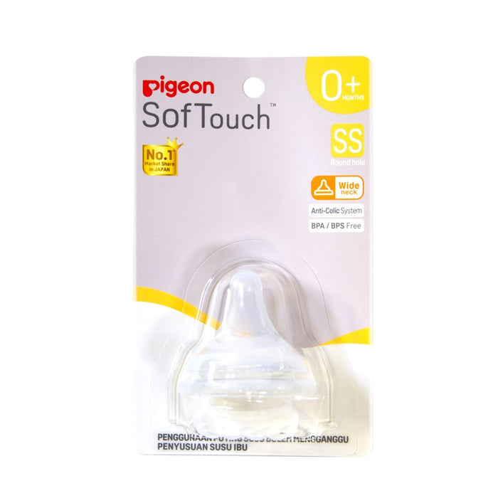PIGEON SofTouch Wide-Neck Teat | Isetan KL Online Store