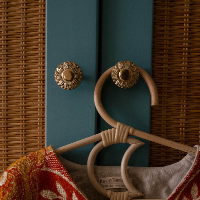 Solange Floral Knob - Recycled Brass