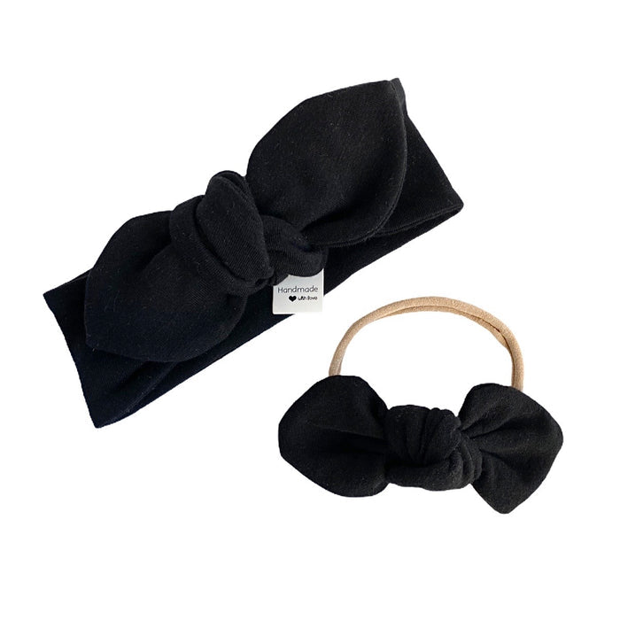 Solid Black Headbands