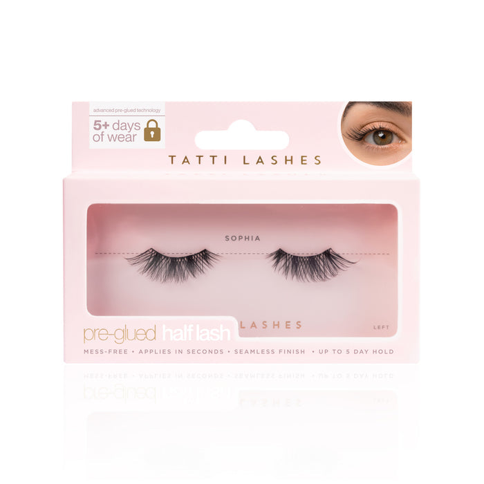 Sophia Pre-Glued Half Lashes