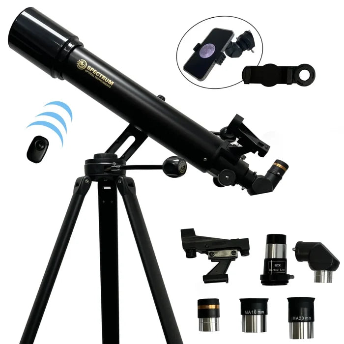 Spectrum Optics TourStar Pro 90 Refractor AZ Telescope (A6190601)