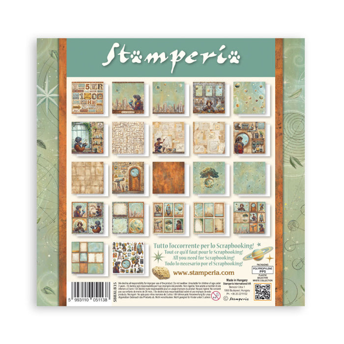 Stamperia - 12X12 Maxi Paper Pad - A New Beginning. Includes 22 sheets. Available at Embellish Away located in Bowmanville Ontario Canada.