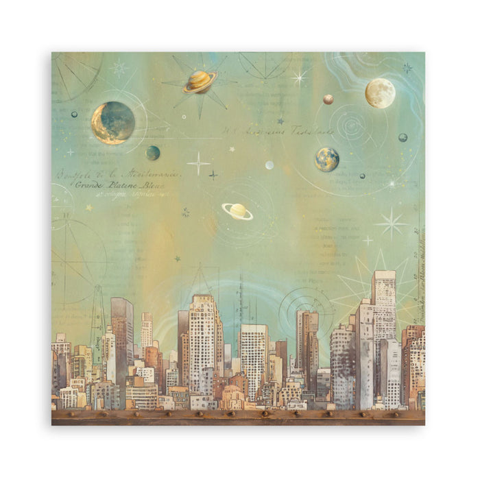Stamperia - 8X8 Maxi Paper Pad - A New Beginning. Includes 22 sheets. Available at Embellish Away located in Bowmanville Ontario Canada.
