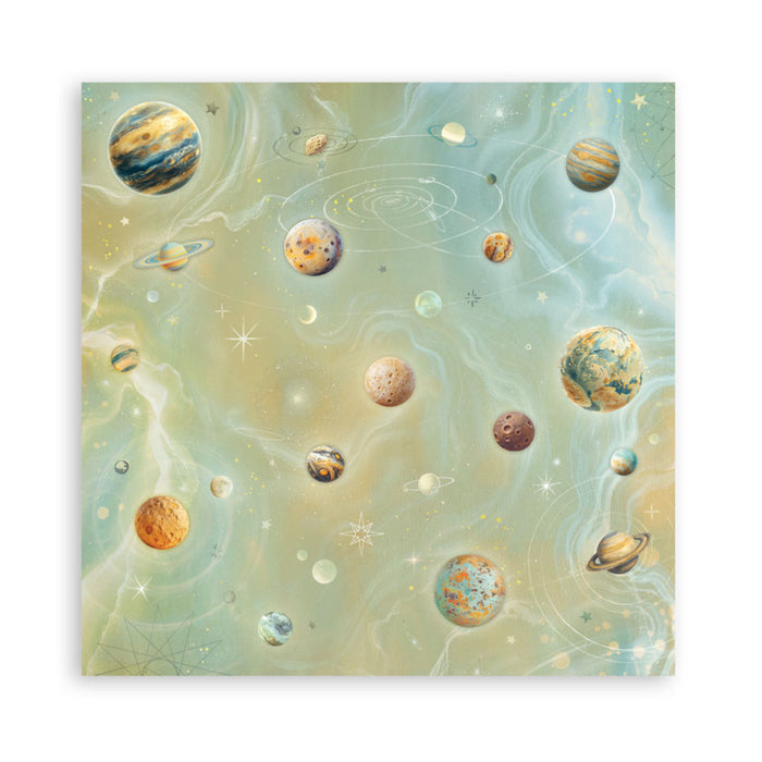 Stamperia - 8X8 Maxi Paper Pad - A New Beginning. Includes 22 sheets. Available at Embellish Away located in Bowmanville Ontario Canada.
