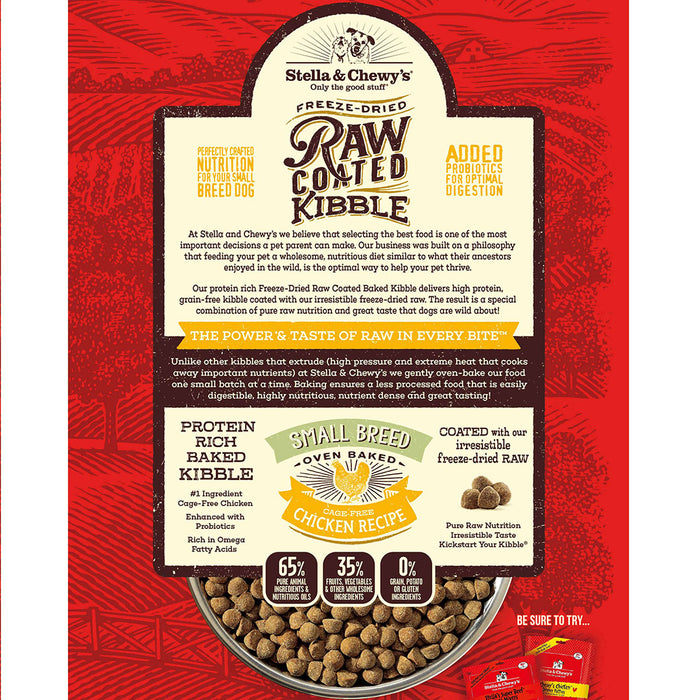 Stella&Chewy's Raw Coated Small Breed Cage-Free Chicken Recipe