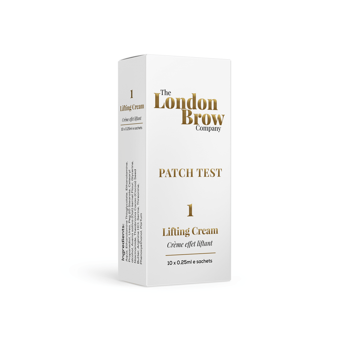 Step 1 Patch Test Sachets - London Brow Lamination - The London Brow Company