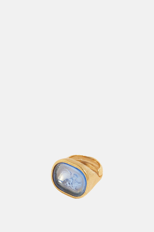 Soru Strength Talisman Ring Azure.