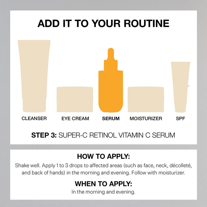 Super-C Retinol Brighten Correct Vitamin C Serum