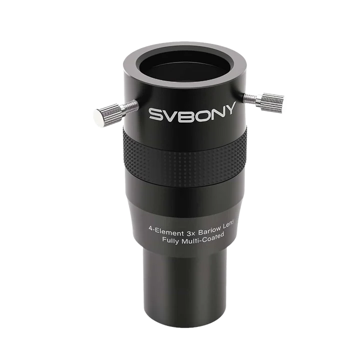 SVBONY SV216 Barlow Lens 1.25inch 3X 4-Element (W9168B)