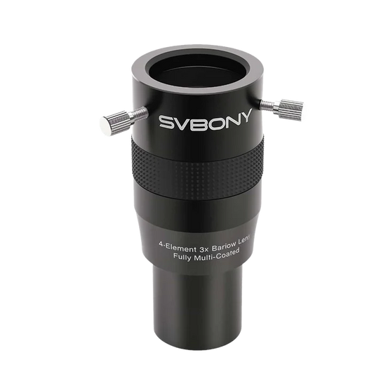 SVBONY SV216 Barlow Lens 1.25inch 3X 4-Element (W9168B)