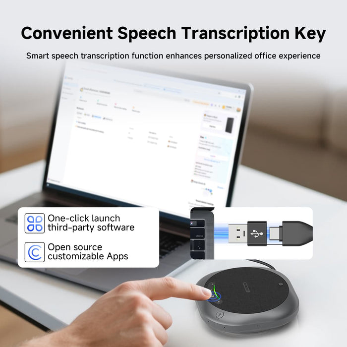SVBONY SVHub Omni2P AI Omnidirectional Conference Microphone (F9686B) Svbony
