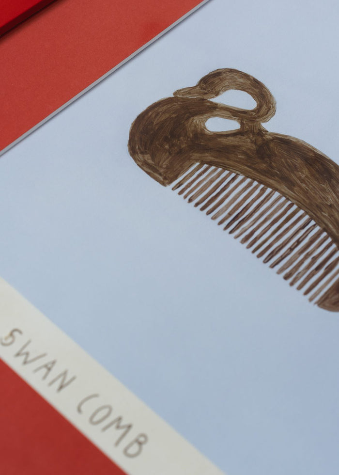 Swan and Fish Comb by Isabelle Vandeplassche