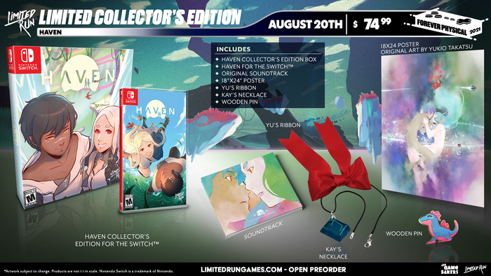 Switch Limited Run #117: Haven - Collector's Edition