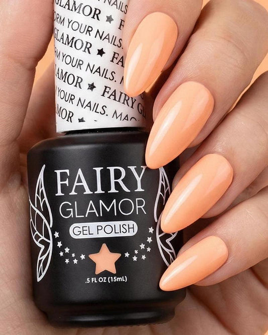 Tangerine-Matte-Hema-Free-Gel-Nail-Polish-Fairy-Glamor-1