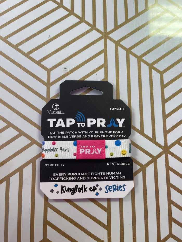 Tap To Pray® Kingfolk Series Wristband - Anxious For Nothing