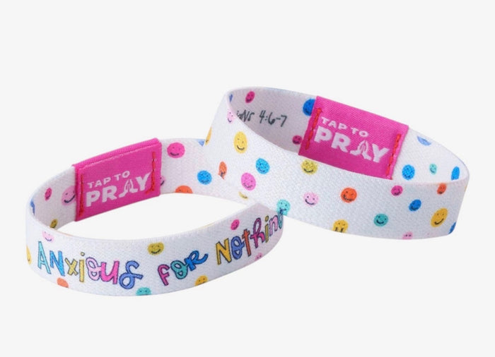 Tap To Pray® Kingfolk Series Wristband - Anxious For Nothing