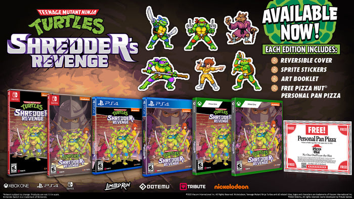 Teenage Mutant Ninja Turtles: Shredder's Revenge (PS4)