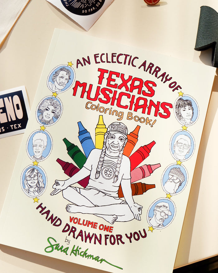 "Texas Musicians" Coloring Book