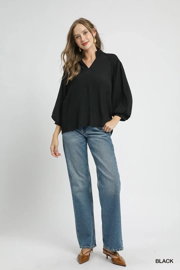 Textured Charm Blouse