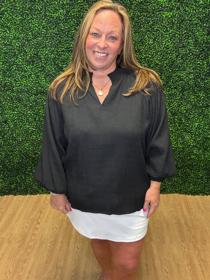 Textured Charm Blouse