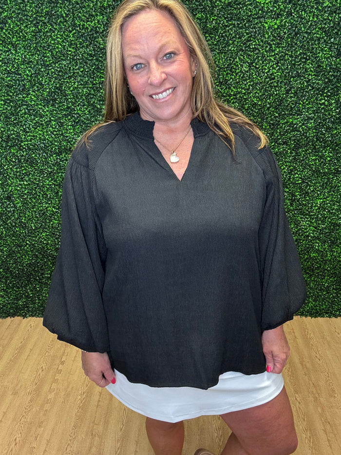 Textured Charm Blouse