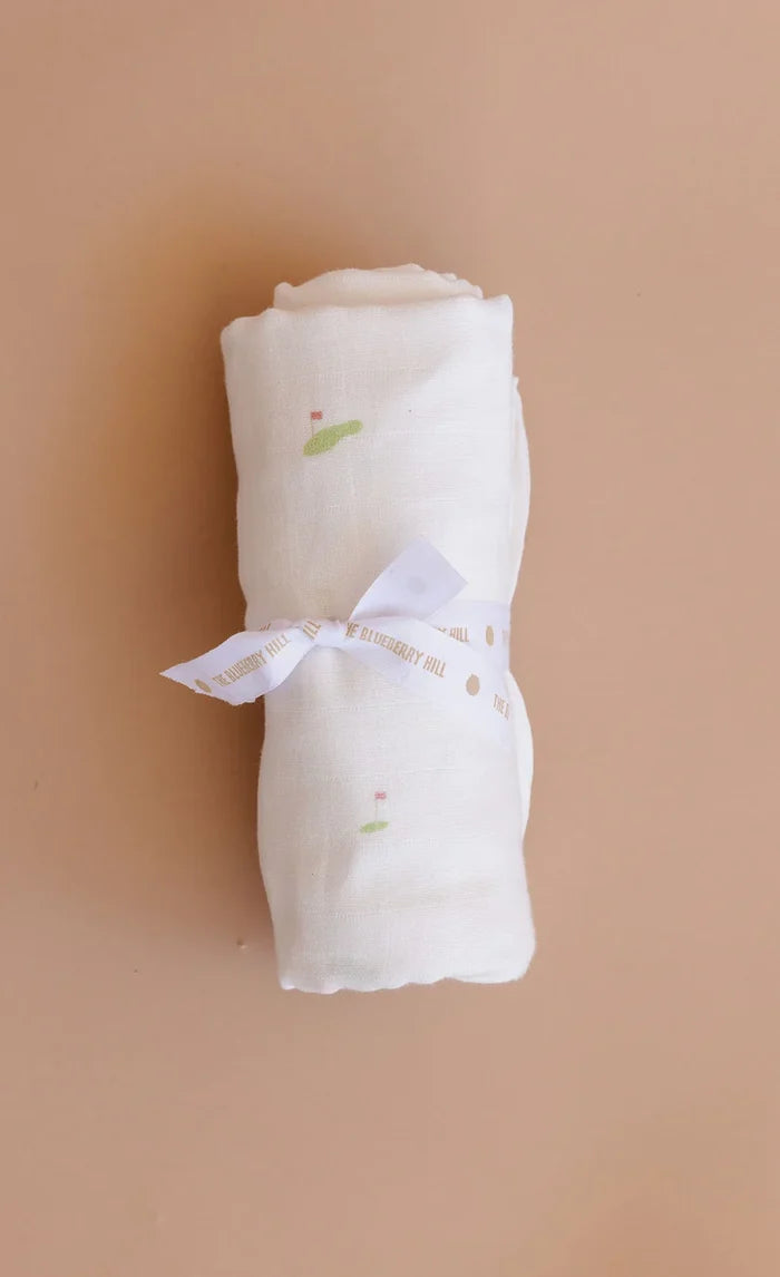 The Blueberry Hill Muslin Swaddle